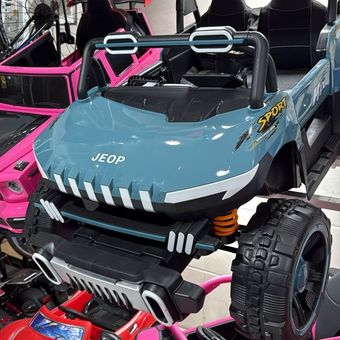 ماشین شارژی جیپ آبی