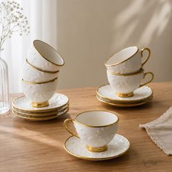 فنجون نعلبکی سفید 1