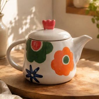 قوری گلی کد 66259
