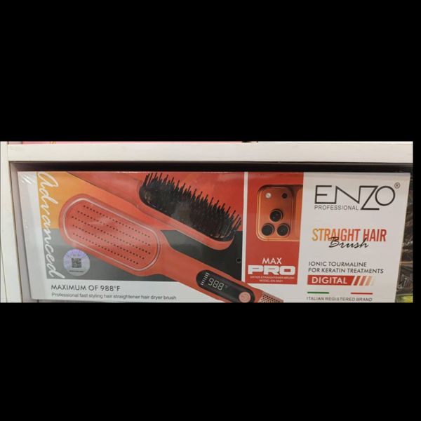 برس حرارتی صافکننده مو ENZO | مدل 988 «طلای ایتالیایی»
