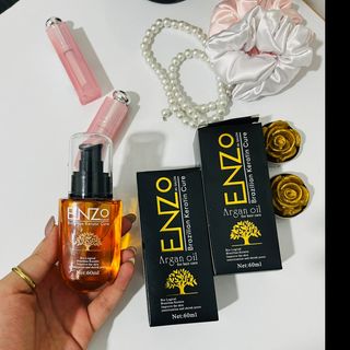 سرم مو انزو مدل argan oil حجم 60 میلی لیتر