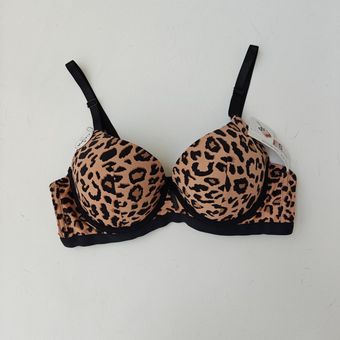 سوتین زنانه مدل اسفنجی پلنگی