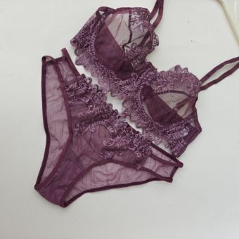 ست شورت و سوتین زنانه توری بدن نما