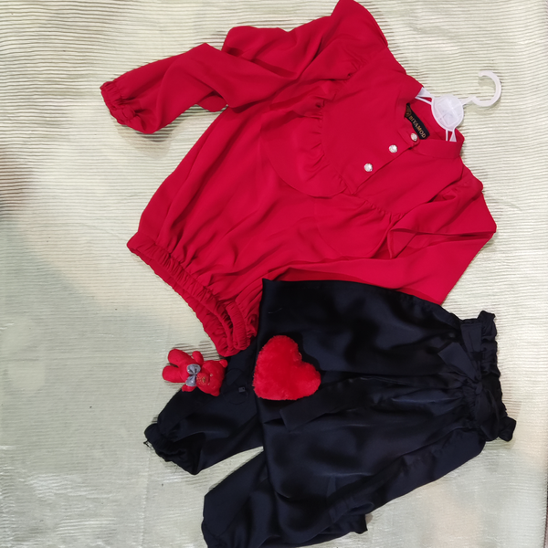 شومیز وشلوار شیک یلدایی دخترانه