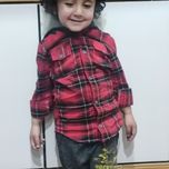 پیراهن چهارخونه شیک وکلاهدار پسرانه