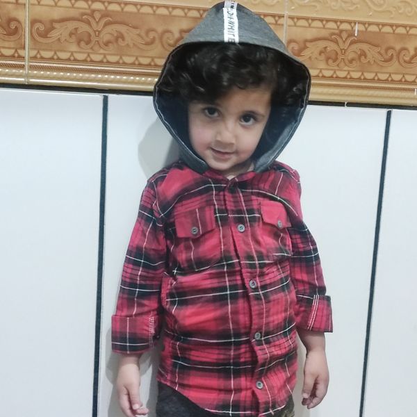 پیراهن چهارخونه شیک وکلاهدار پسرانه