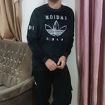 بلوز مخمل پسرانه طرح آدیداس