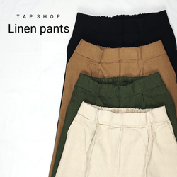 شلوار بگ کتان راین