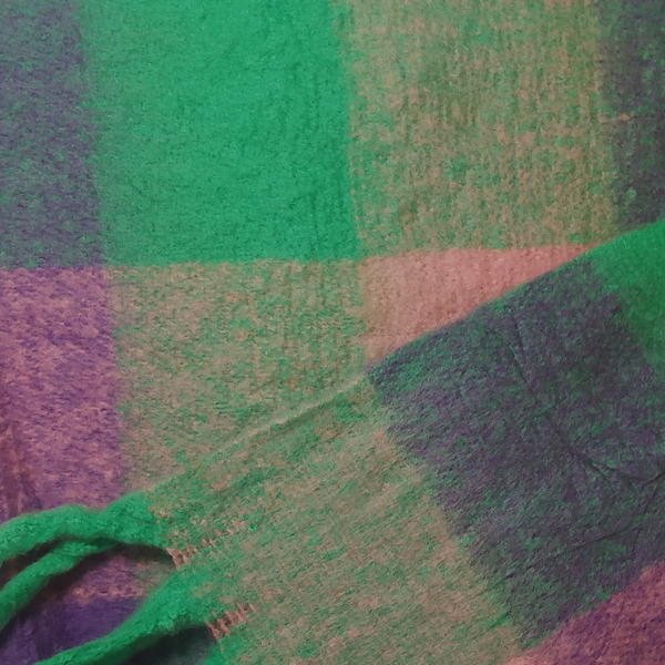 بیگ اسکارف چهارخونه مدل جنگل