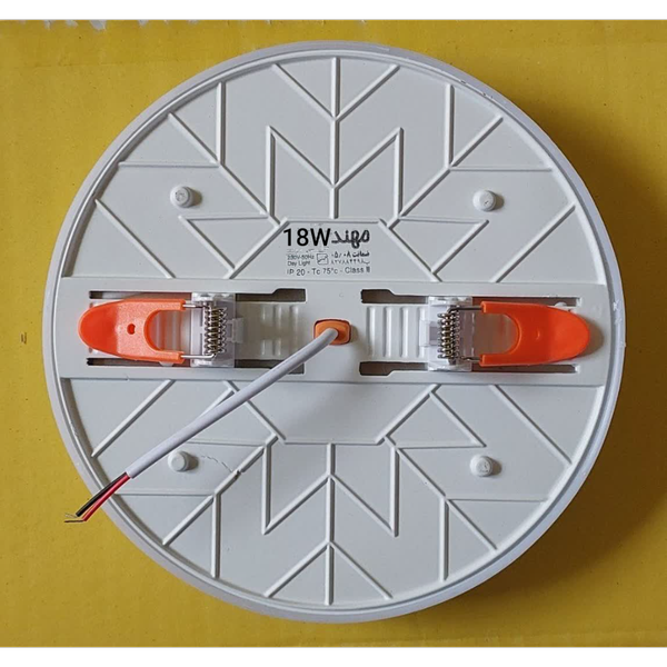 پنل سقفی توکار 18 وات فنر متغیر مهند