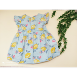 پیراهن دخترانه لیمو