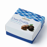 ترافل خرما با روکش شکلات «طرح موج آبی»