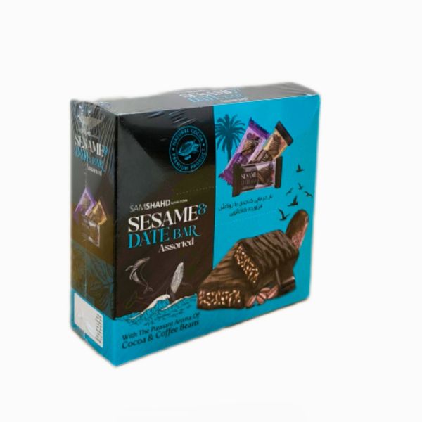 خرما بار شکلاتی12 عددی سام شهد