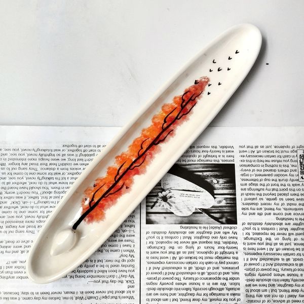 جاعودی سرامیکی طرح درخت نارنجی