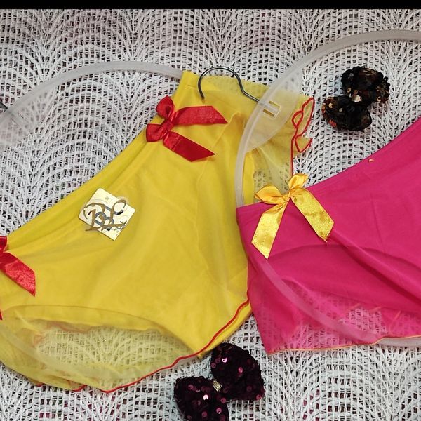 شورت فانتزی گیپور دامن دارشیک((پک دوتایی))