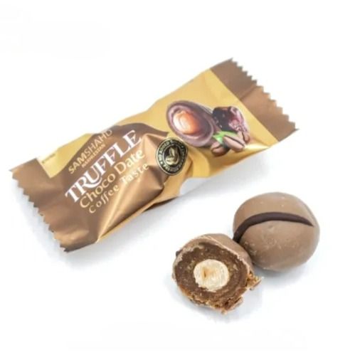 ترافل خرما با مغز فندق و روکش شکلات قهوه سام شهد