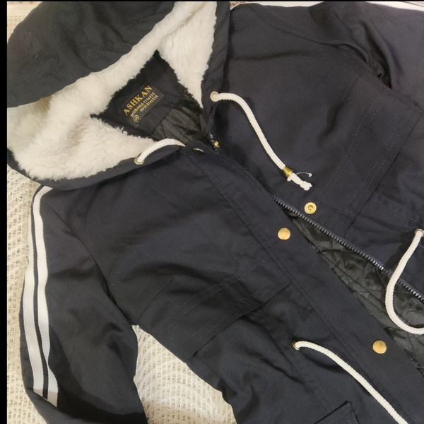 کاپشن شیک دخترانه کتان کجراه