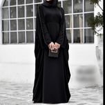 مانتو عبایی طهورا مشکی