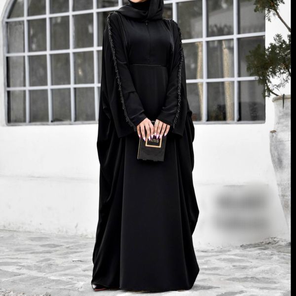 مانتو عبایی طهورا مشکی