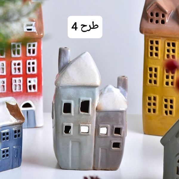 کلبه های سرامیکی رنگی