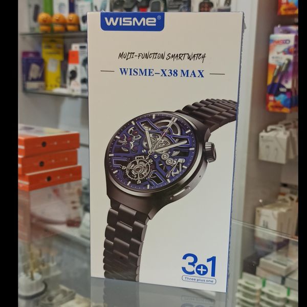 ساعت هوشمند WISME X38 MAX: اسکلتون لاکچری + 3 بند اضافه