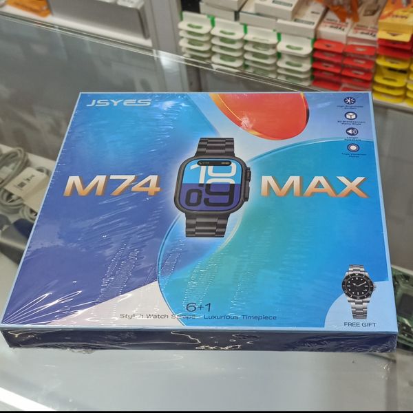 ساعت هوشمند JSYES مدل M74 MAX | نسخه Ultra با 7 بند متنوع + هدیه ساعت کلاسیک