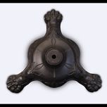 پایه پنجه شیری مشکی مات