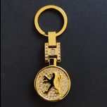 جاسوییچی نگین دار طرح پژو _ اورجینال طلایی