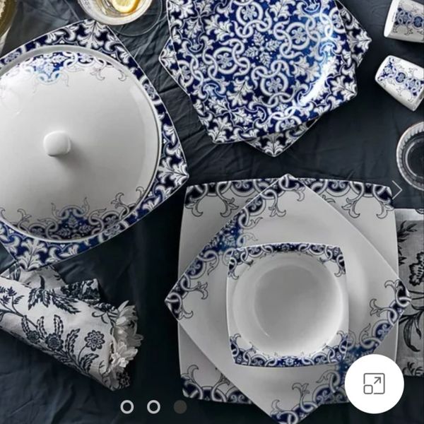 سرویس غذاخوری 60 پارچه 12 نفره کاراجا ترکیه ،Aleeza