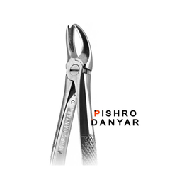 فورسپس کاهورن بالا راست و چپ پیشرو دنت Pishro Dent EXTRACTION FORCEPS  COWHORN