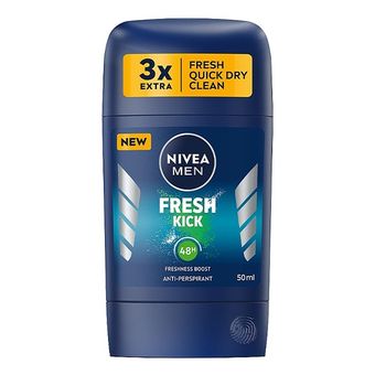مام صابونی مردانه فرش کیک نیوا Nivea Fresh Kick Stick 50Ml