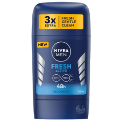 مام استیکی مردانه فرش اکتیو نیوا Nivea Fresh Active Stick Deodorant 50Ml