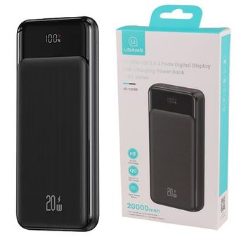 پاوربانک یوسمز مدل CD199 ظرفیت 20000 میلی آمپر ساعت