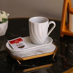 سرویس 2 پارچه لیوان و نعلبکی