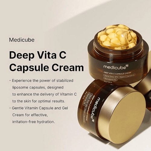کرم کپسولی ویتامین سی مدی کیوب Medicube Deep Vita C