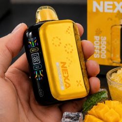 پاد یکبار مصرف نکستا 35000 پاف انبه یخ در اسموک سیتی| NEXA 35K Mango Ice