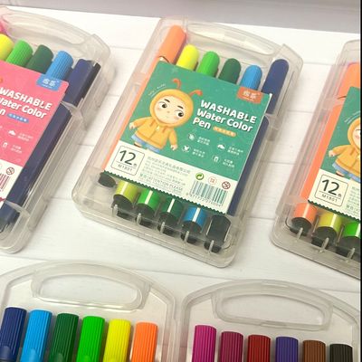 ماژیک 12 رنگ ( قابل شست و شو )