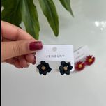 گوشواره خمیری طرح گل