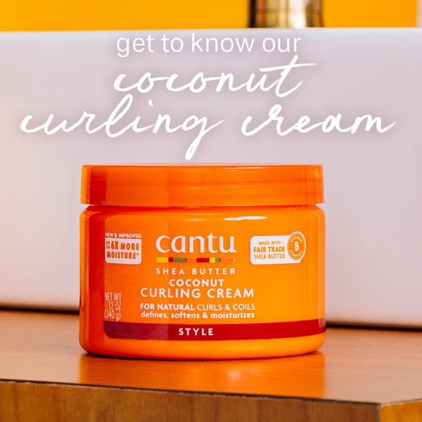 کرم فر کننده شی باتر کنتو Cantu Coconut Curling Cream with Shea Butter