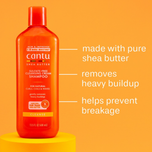 شامپو موی فر کنتو حاوی شی باتر فری سولفات Cantu Cantu Shea Butter Shampoo