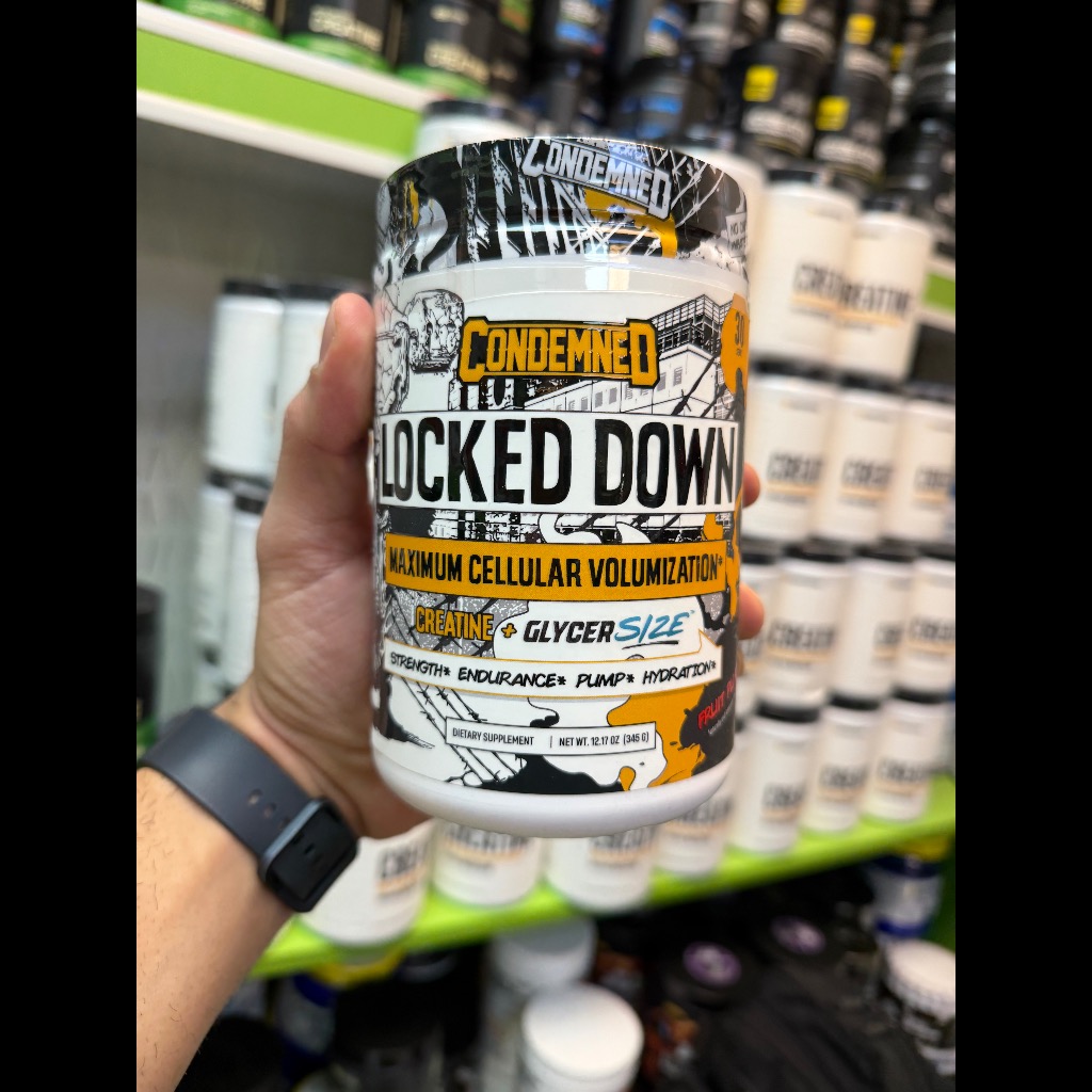 Condemned Labz Locked Down – 30 Servings کاندمد لبز لاکد داون (پمپ و حجم سلولی)