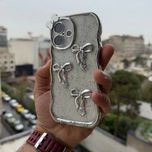 قاب سه پاپیون نقره ای شاین