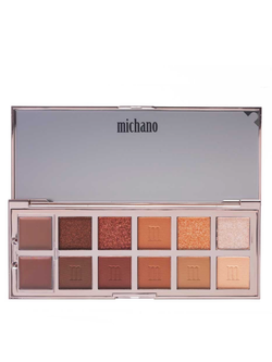 پالت سایه 12 رنگ COPPER GLOW میچانو MICHANO Eyeshadow Palette