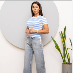 تیشرت راه راه بغل گت