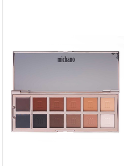 پالت سایه 12 رنگ NUDE WHISPER میچانو MICHANO Eyeshadow Palette