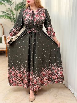 پیراهن ایتالیایی گل ریز 3665