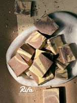 بستنی خشک انجمادی پفکی طعم موز شکلات