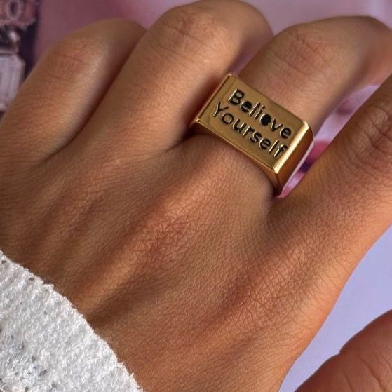 انگشتر کلماتیک believe yourself