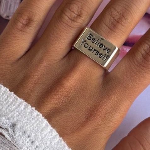 انگشتر کلماتیک believe yourself