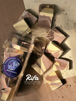 بستنی خشک انجمادی پفکی طعم موز شکلات